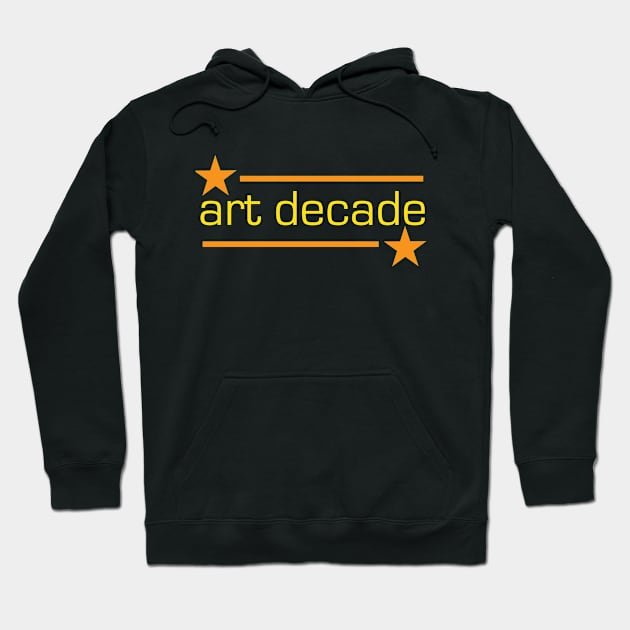 Art Decade Graphic Art Hoodie by Evan Derian